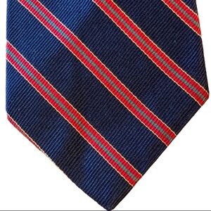 Gant Blue Red Striped Silk Neck Tie